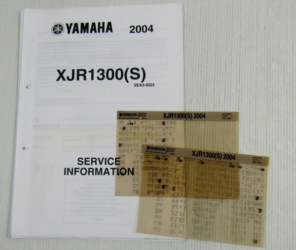 Yamaha XJR1300 (S) 2004 Service Information Wartungsanleitung Reparaturanleitung