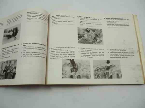 Yamaha XS500 1H2 Werkstatthandbuch Reparaturanleitung Wartungsanleitung ab 101 / 200101