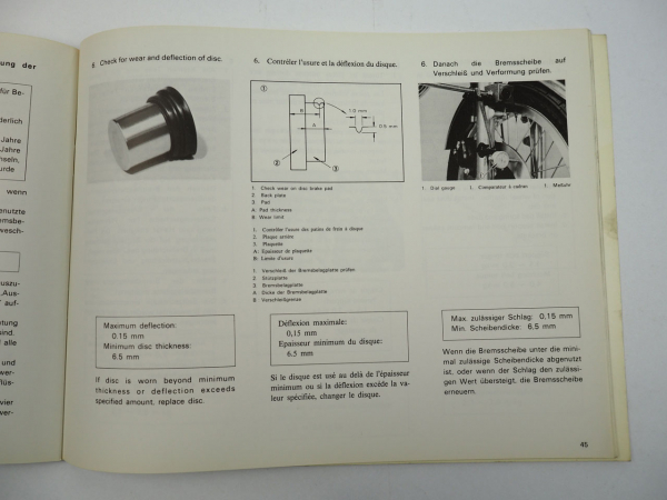 Yamaha XS650 D Werkstatthandbuch Wartungsanleitung Ergänzung 1976