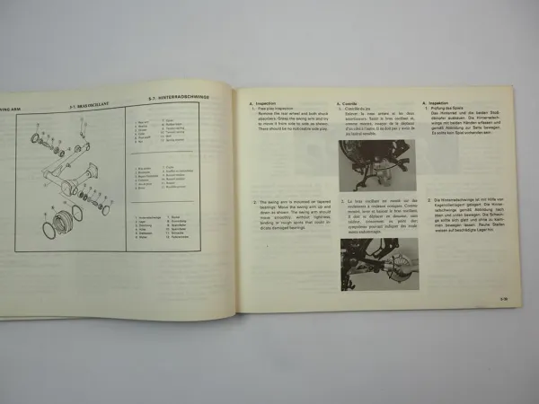 Yamaha XS850 G 4E2 Werkstatthandbuch Reparaturanleitung 1980