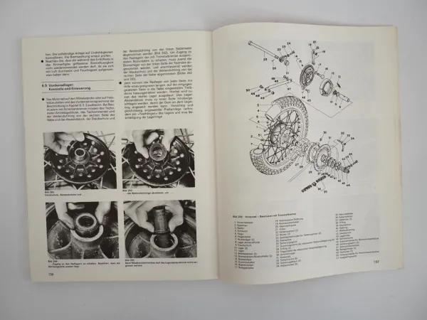 Yamaha XT TT SR 500 C D E 1-Zyl. 1975-1979 Werkstatthandbuch Reparaturanleitung
