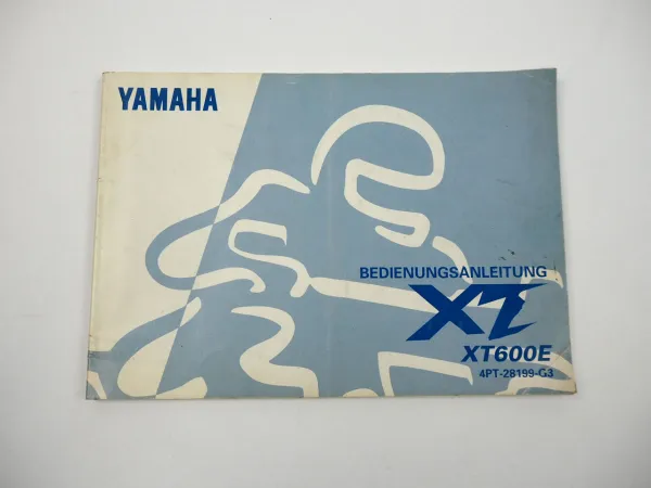 Yamaha XT600E 4PT Bedienungsanleitung Betriebsanleitung 1997