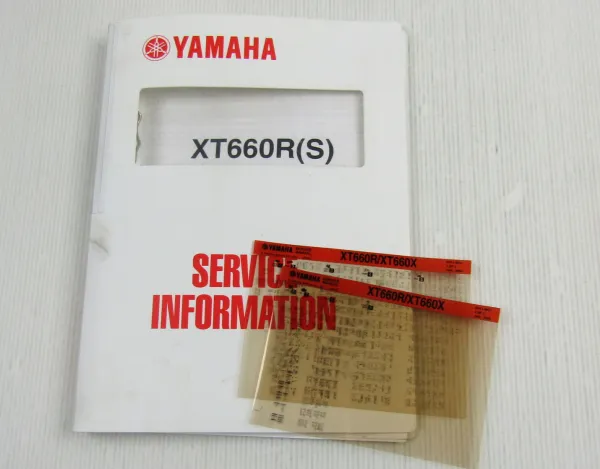 Yamaha XT660 R / XT660 X Service Information 2004 Wartung Reparaturanleitung