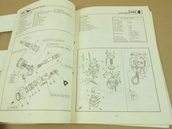 Yamaha XV1100 1996 Service Information Wartungsanleitung