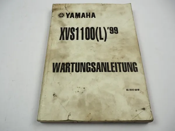 Yamaha XVS1100 L Drag Star 5EL1 5EL2 Reparaturanleitung Werkstatthandbuch 1999