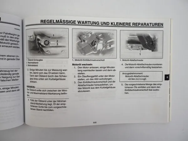 Yamaha XVS1100A Drag Star Bedienungsanleitung Betriebsanleitung 2002