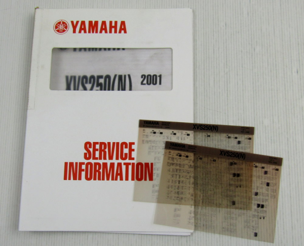 Yamaha XVS250 (N) 5KR2 2001 Service Information Wartungsanleitung Schaltplan