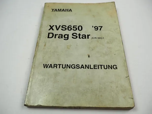 Yamaha XVS650 Drag Star 4VR1 4VR2 Reparaturanleitung Werkstatthandbuch 1997