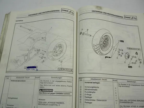Yamaha XVS650 Drag Star 4VR1 4VR2 Reparaturanleitung Werkstatthandbuch 1997