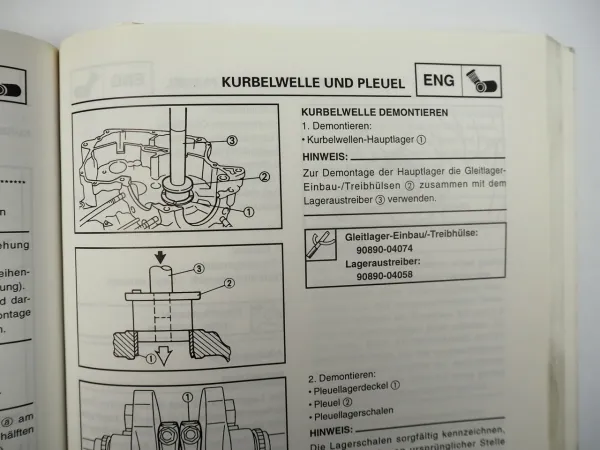 Yamaha XVS 650 Drag Star 4VR1 4VR2 Werkstatthandbuch Wartungsanleitung 1997