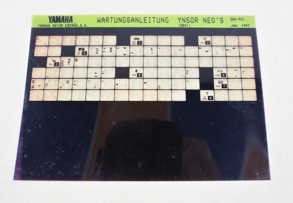Yamaha YN50R NEO´S 5BV 1997Wartungsanleitung Microfich Service Anleitung