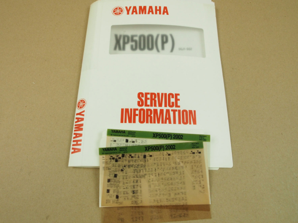 Yamaha YP500 P 2002 Service Information Wartungsanleitung Inspektion