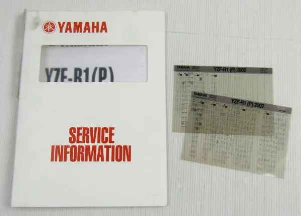 Yamaha YZF R1 (P) 2002 Service Information + Wartungsanleitung