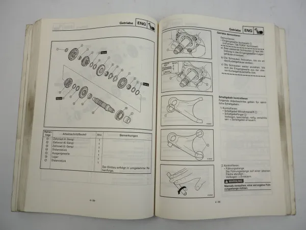 Yamaha YZF R1 Werkstatthandbuch Reparatur Wartungsanleitung 1998