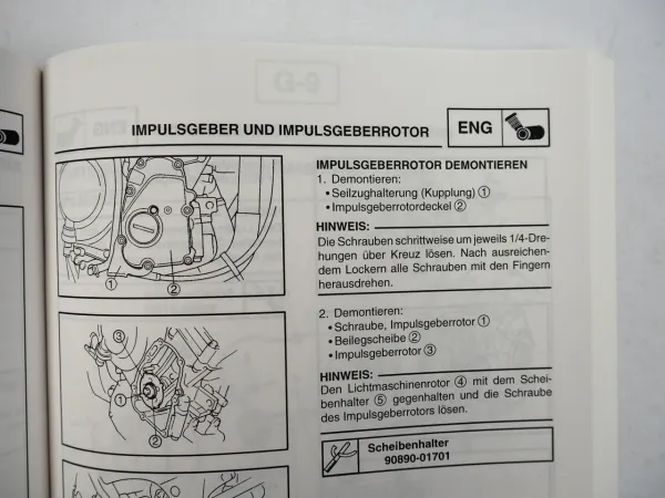 Yamaha YZF R6 Werkstatthandbuch Reparatur Wartungsanleitung 1999 bis 2000