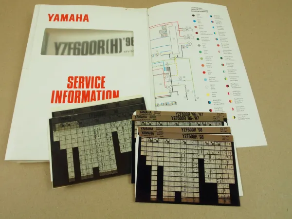 Yamaha YZF600R 4TV 1996 Service Information + Wartungsanleitung