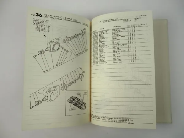 Yanmar Ammann B12 B17 Crawler Backhoe Parts Catalog Ersatzteilliste in Engl 1990