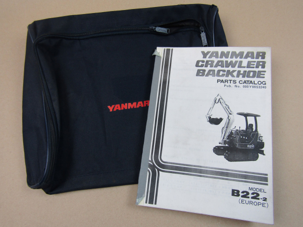 Yanmar B22-2 Kompaktbagger Ersatzteilliste in engl Parts List 1992 ...