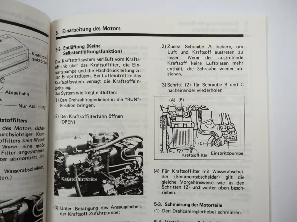 Yanmar TNE Serie Motor Bedienungsanleitung Wartung Betrieb 2TNE 3TNE 4TNE