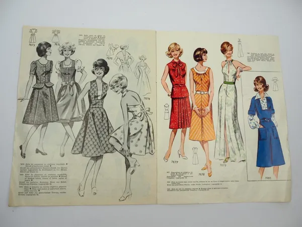 Zeitschrift Perfekt Nr. 256 Damenmode Sommer 1977 ohne Schnittbogen