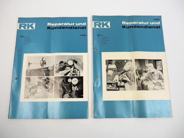 Zeitschrift RK Reparatur u. Kundendienst Fachblatt Schlepper Landmaschinen 1967