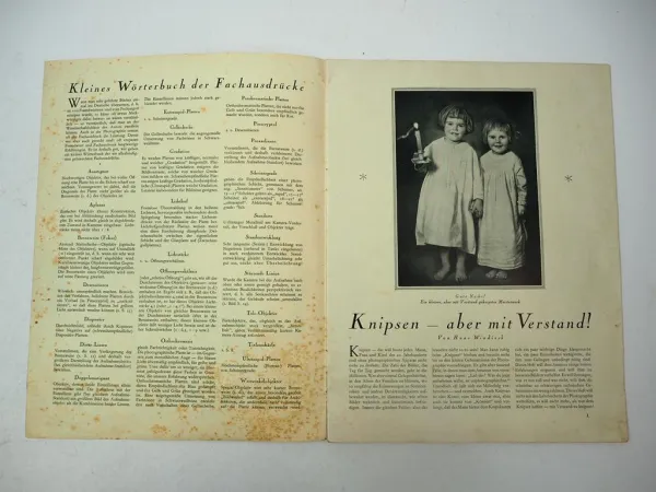 Zeitschrift Ullstein Sonderheft Nr. 127 Knipsen Fotographie 1930er Jahre