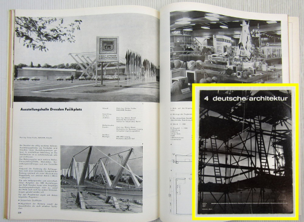 Zeitung Deutsche Architektur Dudendorf Plauen Königs Wusterhausen 04/1973 DDR