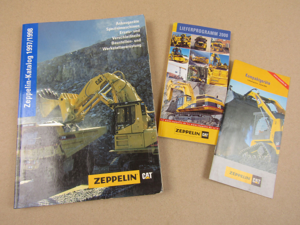 Zeppelin Kompaktgeräte Lieferprogramm 2000/2003 und Katalog Anbaugeräte 97/98