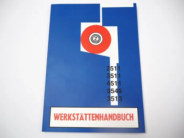 Zetor 2511 3511 4511 3545 3513 Werkstatthandbuch Reparaturanleitung 1970