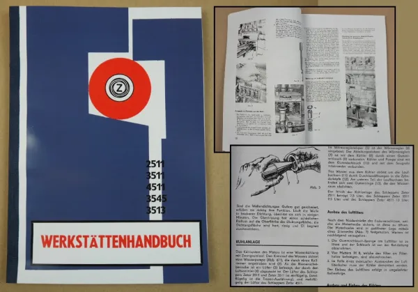 Zetor 2511, 3511, 4511 Werkstatthandbuch 1970
