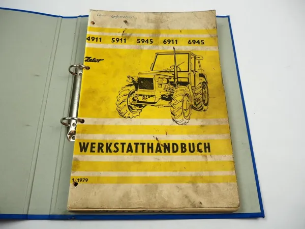 Zetor 4911 5911 5945 6911 6945 Traktor Werkstatthandbuch Reparaturhandbuch 1979