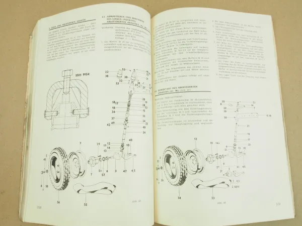 Zetor 5011 6011 7011 6045 7045 Werkstatthandbuch 1/1983 Reparaturanleitung