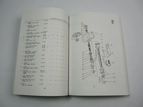 Zetor 5211 5245 6211 6245 7211 7245 7245H 7711 7745 turbo Ersatzteilliste Spare Parts List 1995