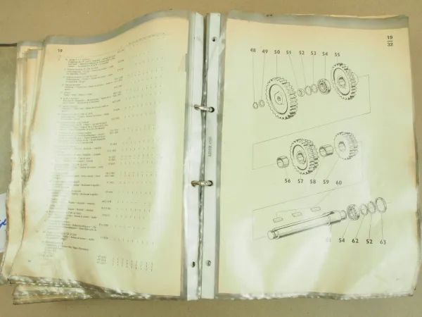 Zetor 5211 5245 6211 6245 7211 7245 7711 7745 Ersatzteilliste 80er Jahre