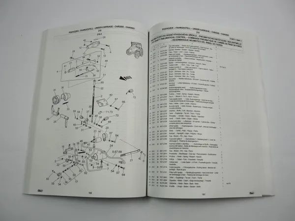 Zetor 6421 6441 7421 7441 8421 8441 turbo Ersatzteilliste Spare Parts List 2006