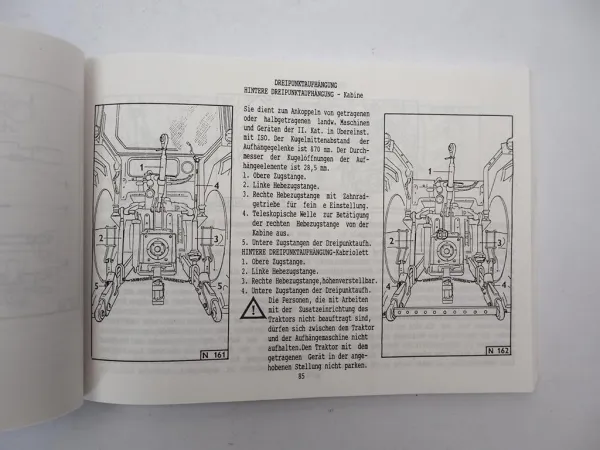 Zetor 7520 7540 8520 8540 9520 9540 10520 10540 Turbo Betriebsanleitung 1995