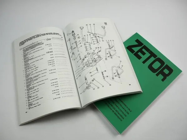 Zetor 8111 - 12111 8145 - 14145 16145 Ersatzteilliste Ersatzteilkatalog Spare Parts List Catalogue des pieces detachees
