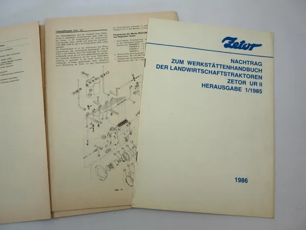 Zetor 8111 8145 10111 10145 12111 12145 16145 Ersatzteilliste Werkstatthandbuch