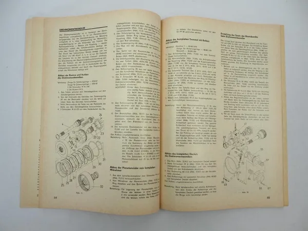 Zetor 8111 8145 10111 10145 12111 12145 16145 Werkstatthandbuch Reparatur 1985