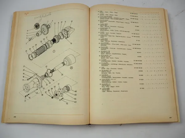 Zetor 8211-10211 10245-16245 Bedienungsanleitung & Ersatzteilkatalog 1988