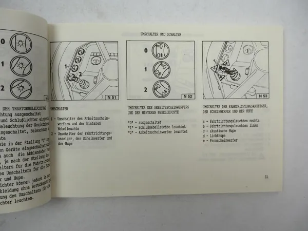 Zetor 8520 8540 9520 9540 Turbo Traktor Betriebsanleitung Bedienung Wartung 1992