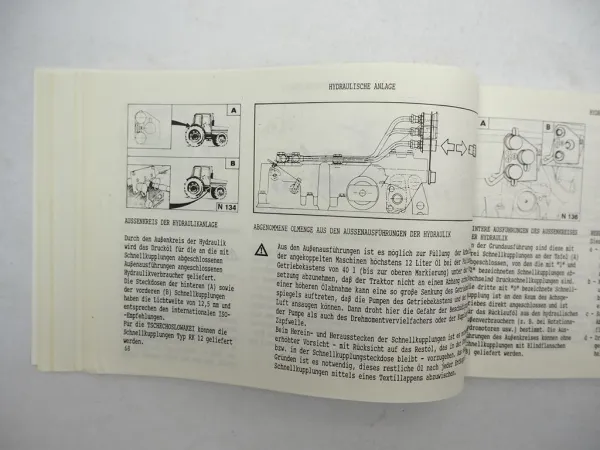 Zetor 8520 8540 9520 9540 Turbo Traktor Betriebsanleitung Bedienung Wartung 1992