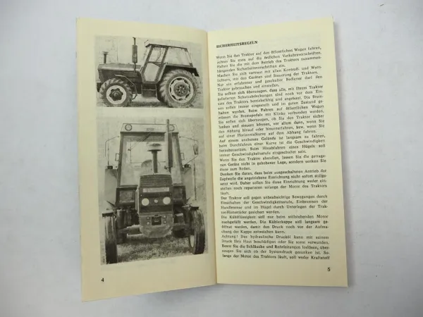 Zetor 9111 9145 14145 Traktor Betriebsanleitung Wartung Scheckbuch 1986