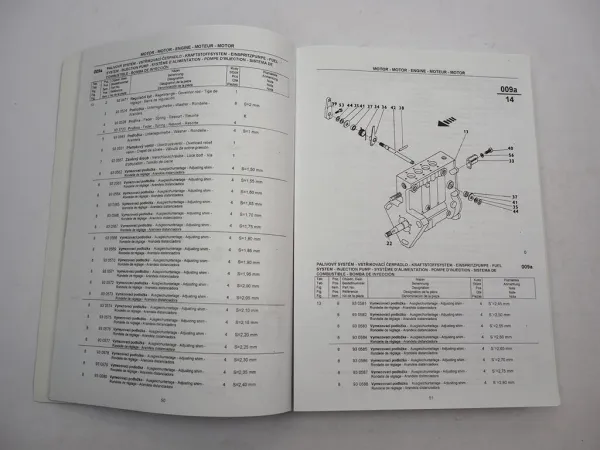 Zetor Z 7520 7540 8520 8540 9520 9540 10540 Turbo Traktor Ersatzteilliste 1999
