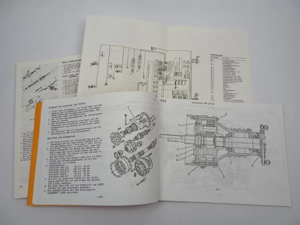 Zetor ZTS 8211 - 12211 8245 - 16245 Super Traktor 2x Werkstatthandbuch 1988/95
