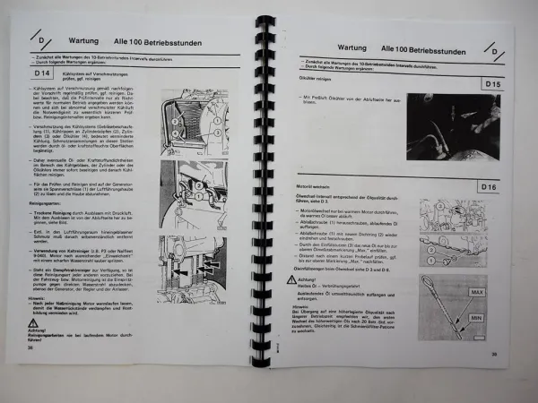 Zettelmeyer ZL 401 WE Serie B Radlader Bedienungsanleitung Schaltplan 1991