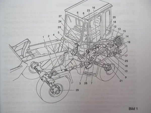 Zettelmeyer ZL 402 Reparaturhilfe Werkstatthandbuch Baugruppe 01, 20-26 Reparaturanleitung