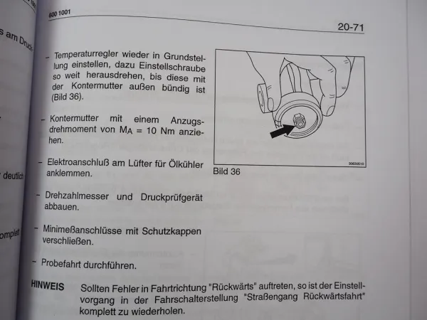 Zettelmeyer ZL 402 Reparaturhilfe Werkstatthandbuch Baugruppe 01, 20-26 Reparaturanleitung