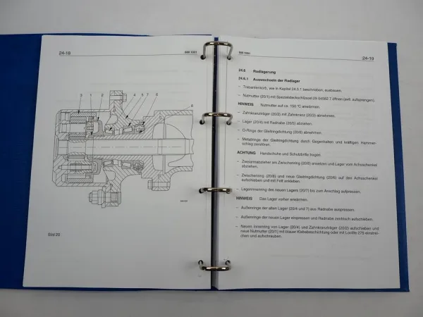 Zettelmeyer ZL 402 Reparaturhilfe Werkstatthandbuch Reparaturanleitung