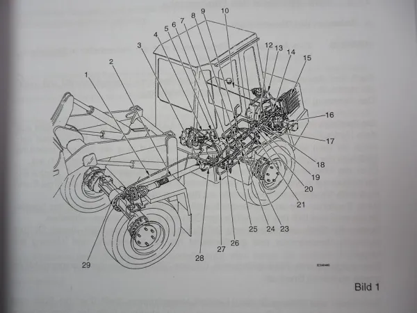 Zettelmeyer ZL 502 602 S/Si C Reparaturhilfe Kraftübertragung Werkstatthandbuch